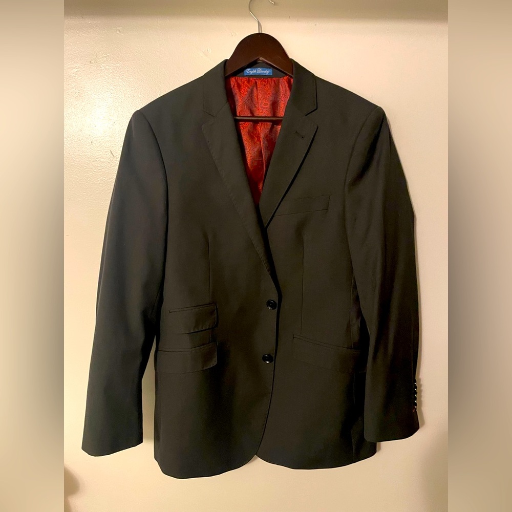 BLAZER BLACK WITH RED INTERIOR